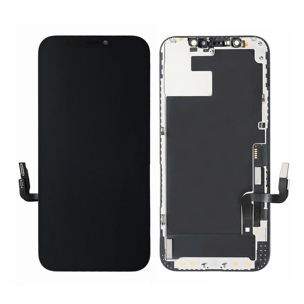Brown Hard OLED Assembly for iPhone 12 / 12 Pro Screen Replacement (Compatible for IC chip transfer) Brown Hard OLED Assembly for iPhone 12 / 12 Pro Screen Replacement (Compatible for IC chip transfer)